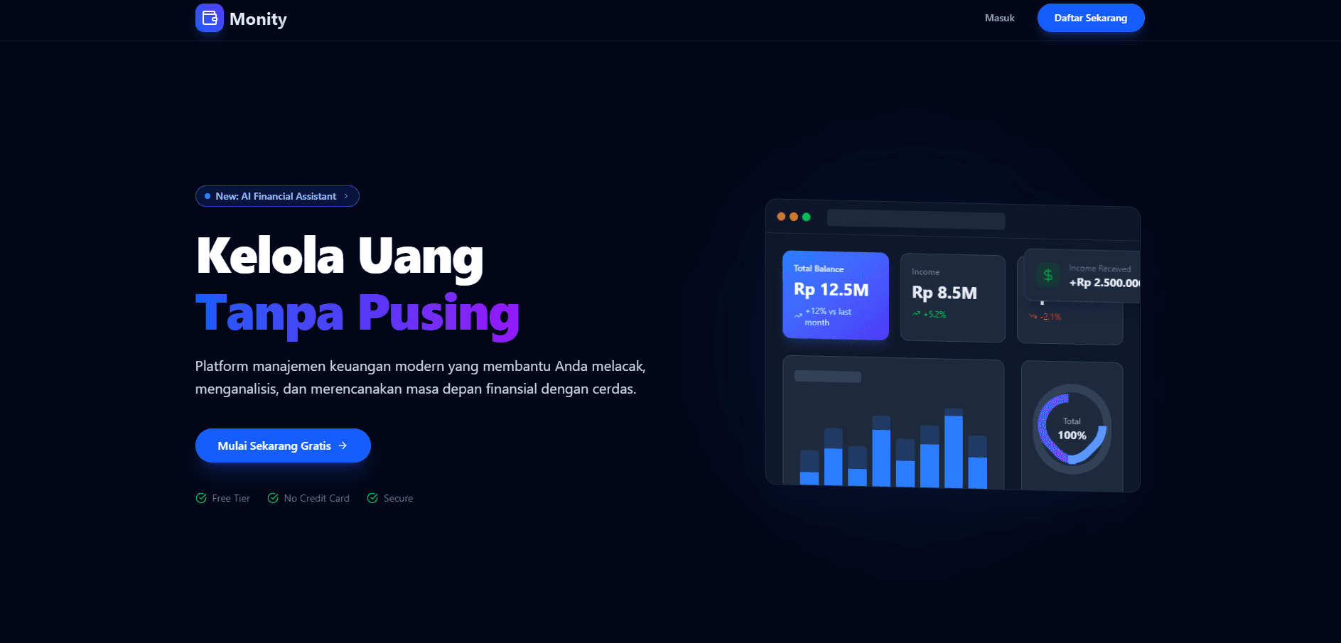 Monity - Finance Tracker AI